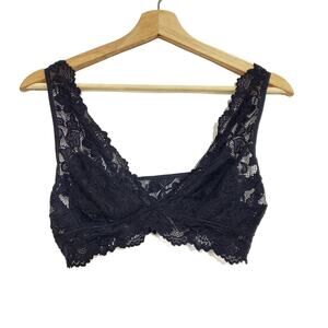 Undie Couture | Black Lace Bralette with Adjustable Straps